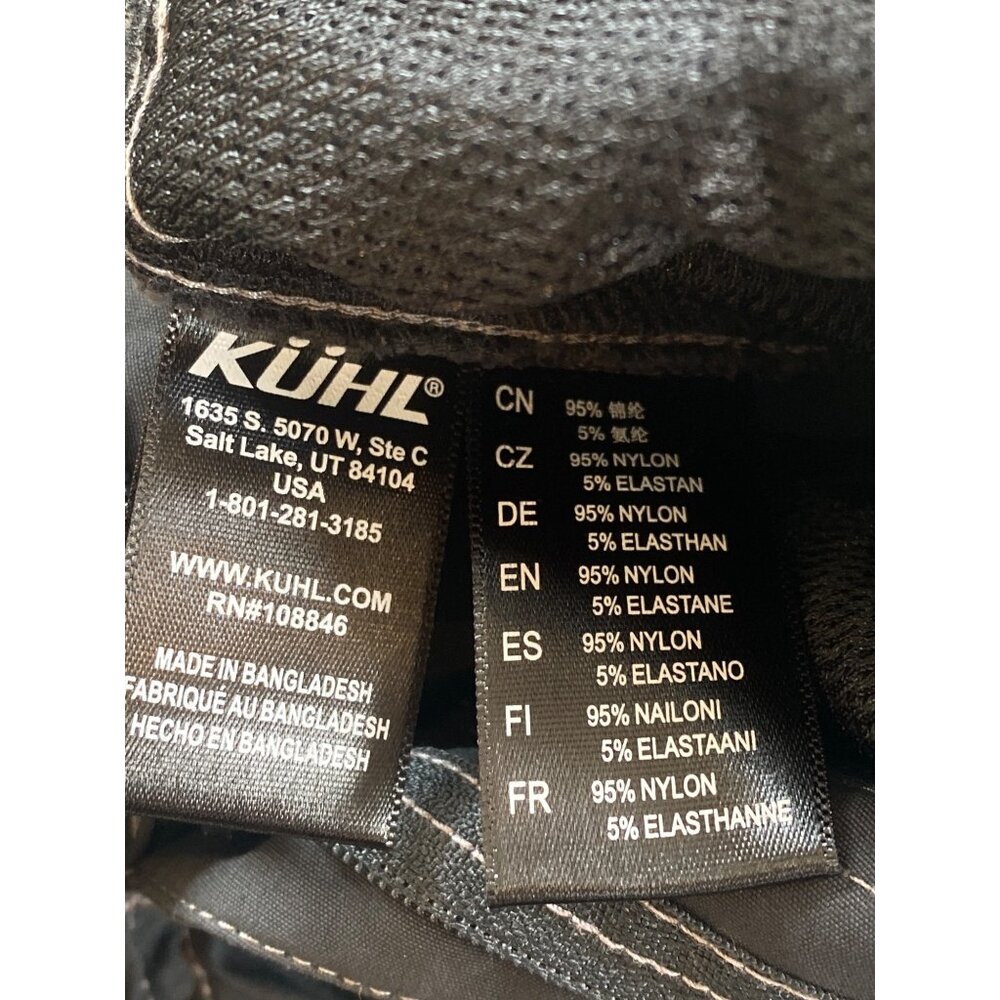 NWT Kuhl Kliffside Air Cargo Pants Women's 10 Black Cargo Vented Nylon MSRP$89 - Picture 8 of 14